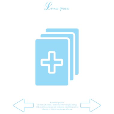 tıbbi kayıtları simgesi