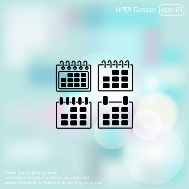 Takvim satırı simgesi