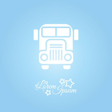 okul servisi simgesi