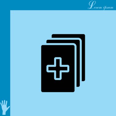 tıbbi kayıtları simgesi