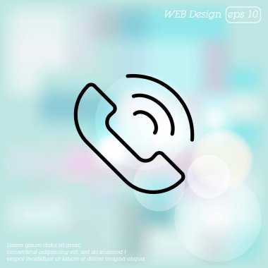 Web simgesi. Çağrı