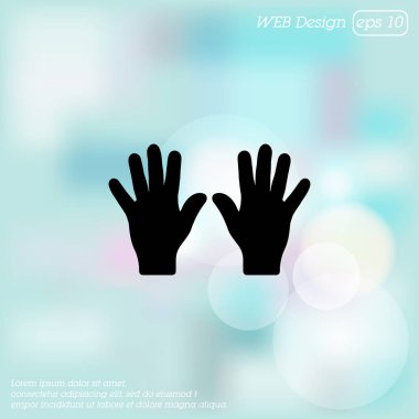 Sol ve sağ ellerini 