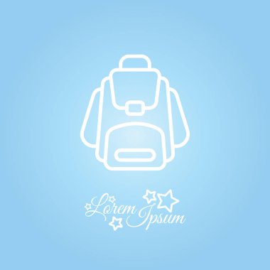 sırt çantası web simgesi