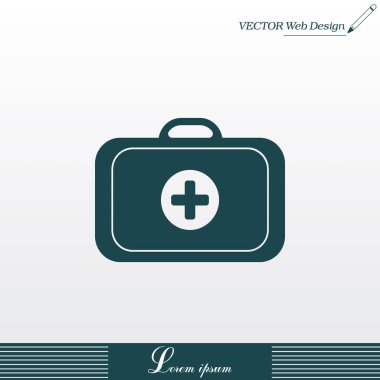 tıbbi olgu düz simgesi