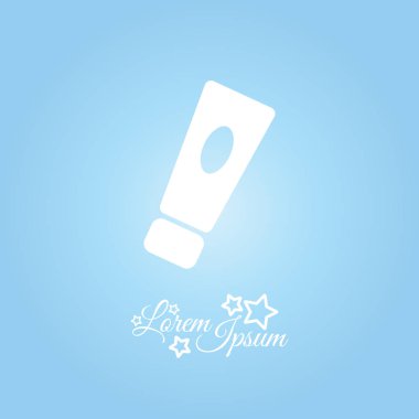 Güzellik kremi web simgesi