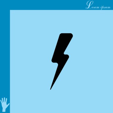 Şimşek düzlüğü simgesi