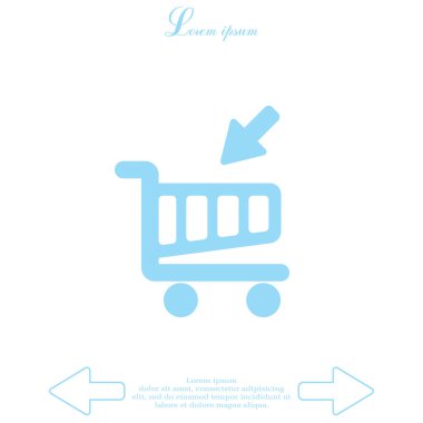 Alışveriş arabası simgesi