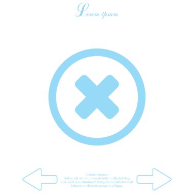 İşareti, Sil simgesini.