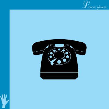 eski telefon simgesi