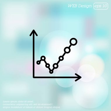 grafik satırı simgesi