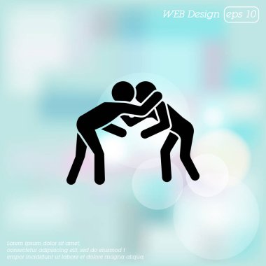  Boksörler basit simgesi