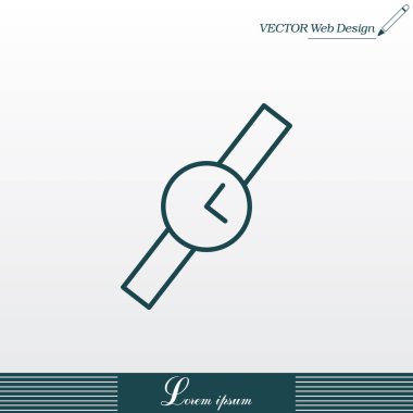 kol saati satırı simgesi