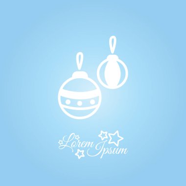 Noel topları simgesi