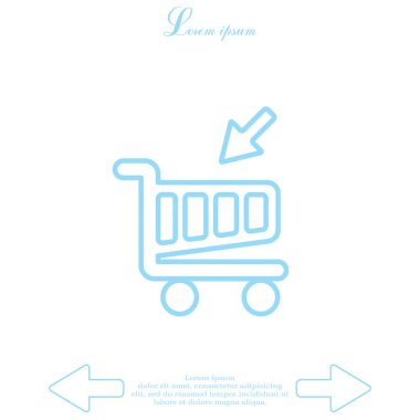 Alışveriş arabası simgesi