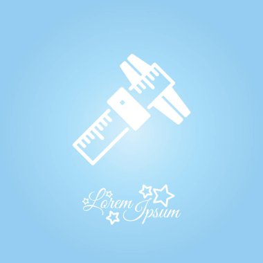 Destekleri düz simgesi