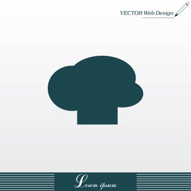 aşçı şapkası simgesi