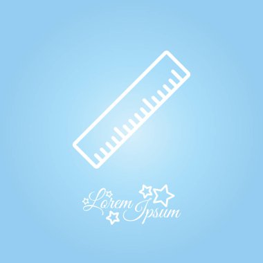 Cetvel web satırı simgesi