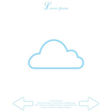 bulut satırı simgesi