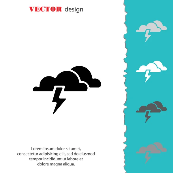 Wetterleitungs-Symbol — Stockvektor