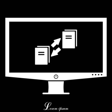 veri aktarım simgesi