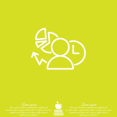 Analist düz simgesi