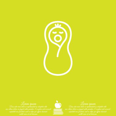 Yeni doğan düz simgesi