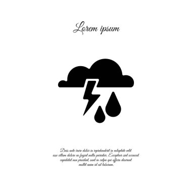 fırtına, bulutlar ve yağmur