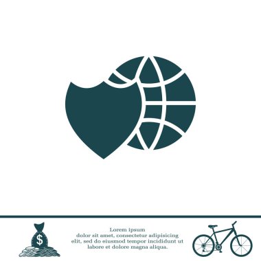 Dünya küre kalkan kutsal kişilerin resmi