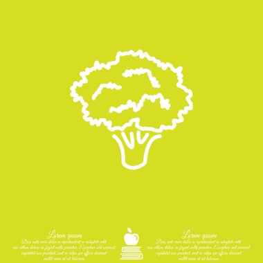 Brokoli Düz Simgesi