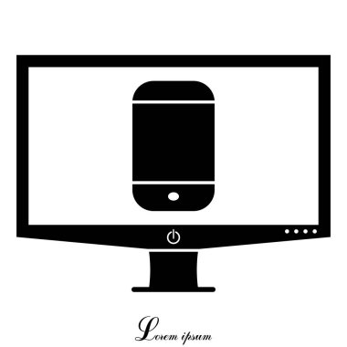 Smartphone Ekran Düz simgesini