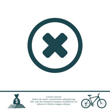 İşareti, Sil simgesini.