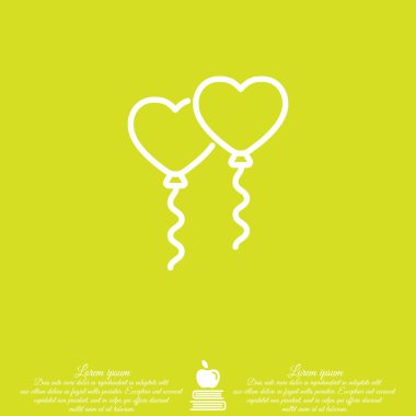 Web satırı simgesi. Balonlar