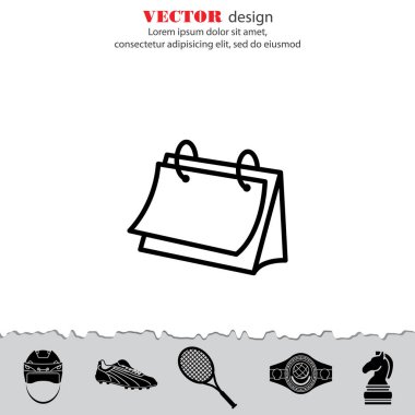 Web satırı simgesi. Takvim