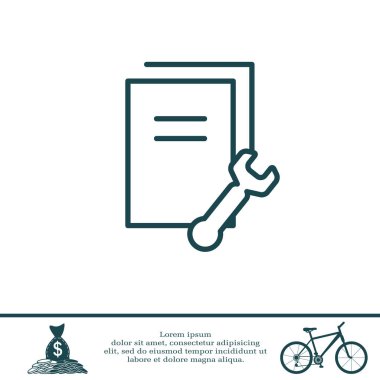 ayarı veri düz simgesi