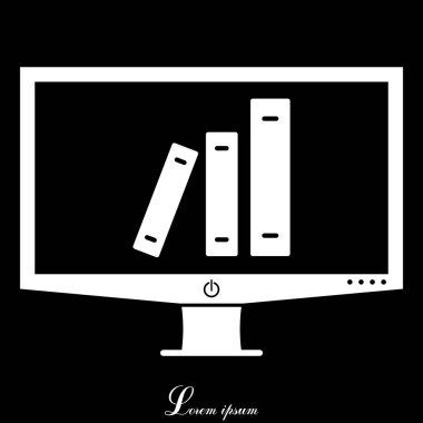 ekran düz simgesini klasörlerin