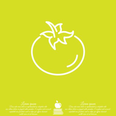 Domates Düz Simgesi