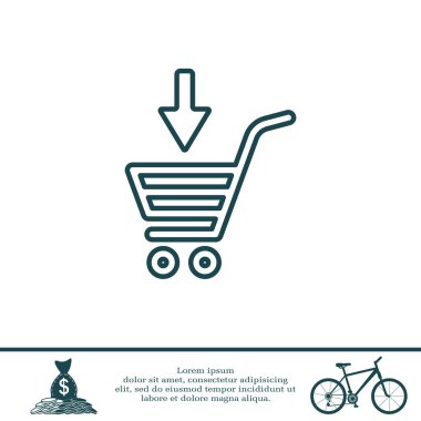 Alışveriş arabası simgesi