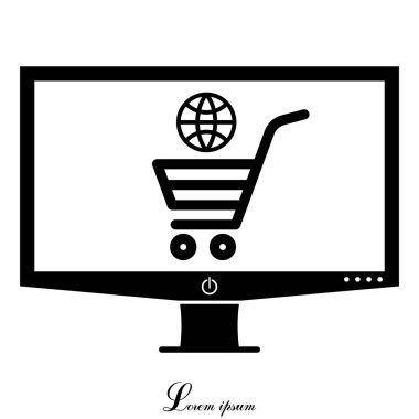 Alışveriş arabası simgesi