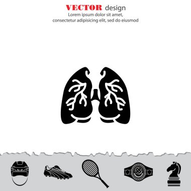 İnsan akciğerleri simgesi