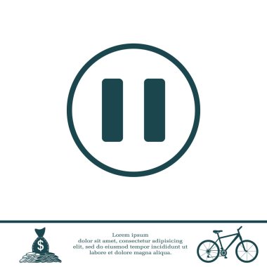 Düz simgeyi duraklat