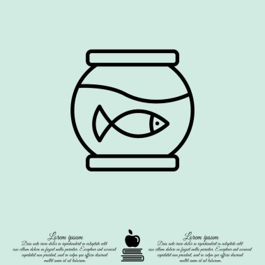 Akvaryum balık simgesiyle