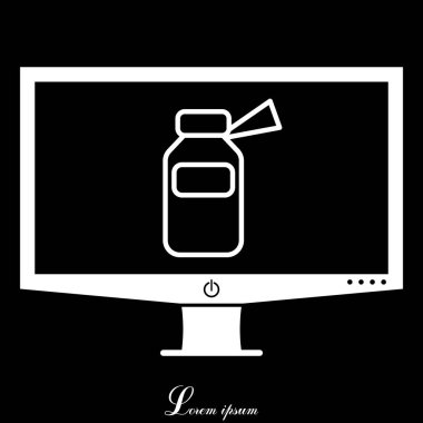 İlaç şişesi satırı simgesi