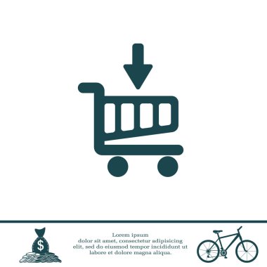 Alışveriş arabası simgesi