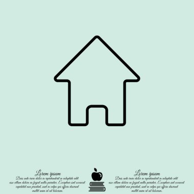 ev veya ev simgesini