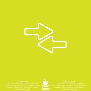 sol ve sağ okları simge