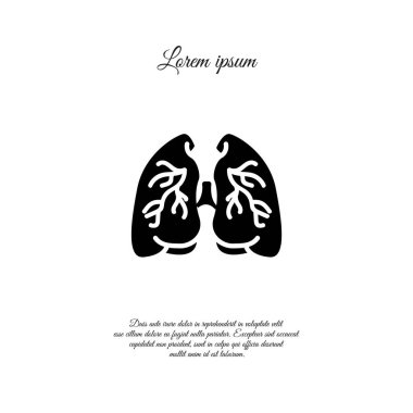 İnsan akciğerleri simgesi