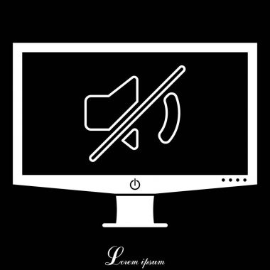 Sessiz ses satırı simgesi