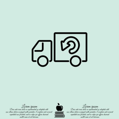 Web simgesi. Teslimat