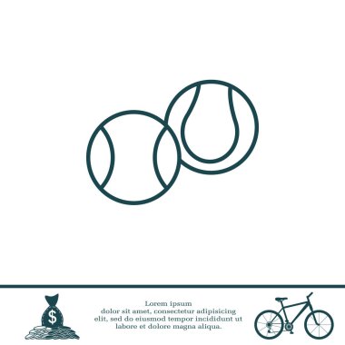  Tenis topları simgesi