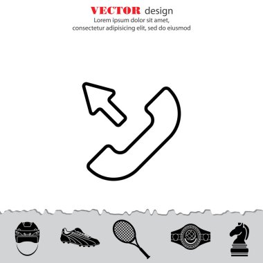 Giden arama Web simgesi